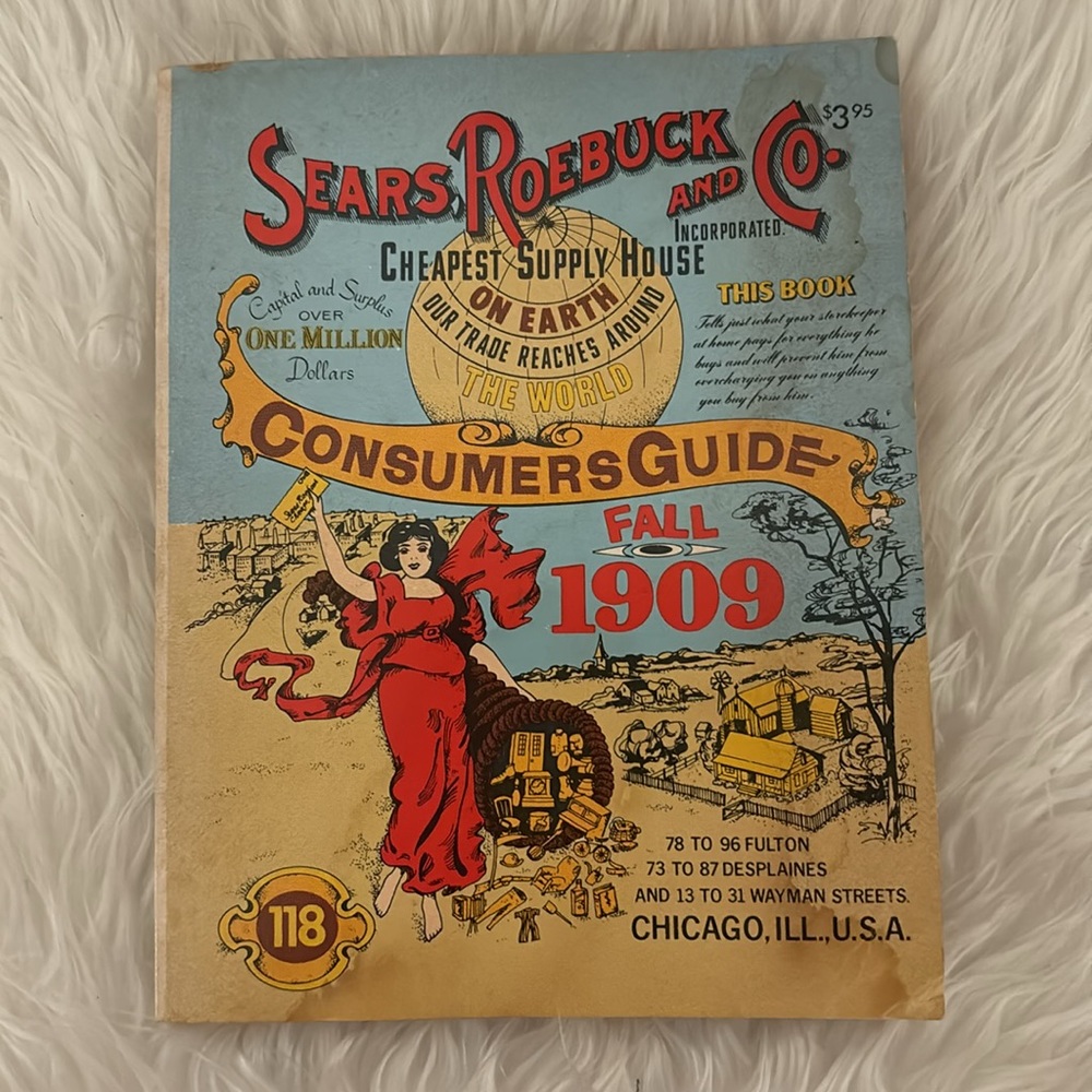 Vintage Sears Roebuck & Co Consumer Guide Fall 1909 📘